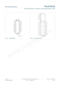 74LVC823ABQ Datasheet Page 4