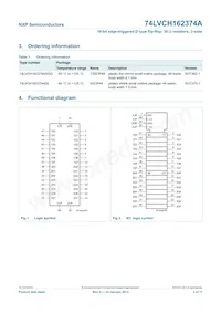 74LVCH162374ADGG Datasheet Page 3