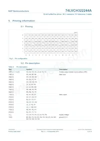 74LVCH322244AEC/G; Datasheet Page 3
