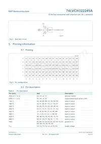74LVCH322245AEC/G; Datasheet Page 4