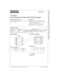74LVQ125SC Datasheet Cover