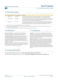 74LVT16646ADL Datasheet Page 21