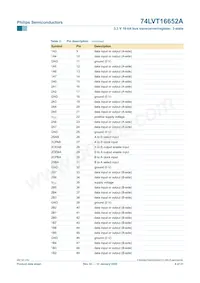 74LVT16652ADL Datasheet Page 7