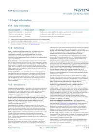 74LVT374DB Datasheet Pagina 14