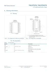 74LVT574PW/AUJ Datasheet Page 3