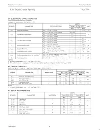 74LVT74D/AUJ Datasheet Page 4