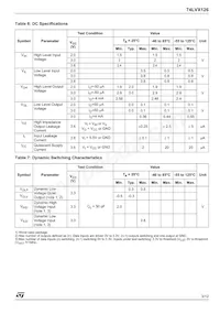 74LVX126TTR Datasheet Page 3