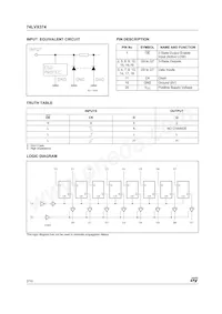 74LVX374TTR Datasheet Page 2