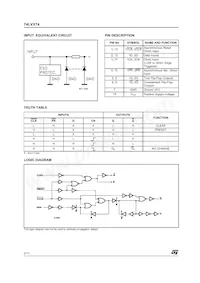 74LVX74TTR數據表 頁面 2