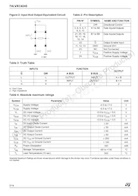 74LVXC4245MTR Datasheet Page 2