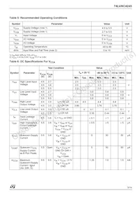 74LVXC4245MTR Datasheet Page 3
