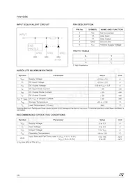 74V1G05STR Datasheet Page 2