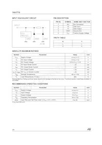 74V1T70STR Datasheet Page 2
