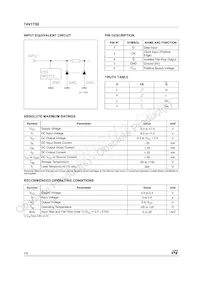 74V1T80STR Datasheet Page 2