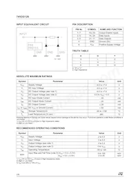74V2G126STR Datasheet Page 2