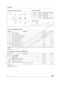 74V2G70STR Datasheet Page 2