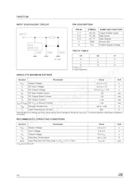 74V2T126STR Datasheet Page 2