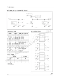 74VCX162244TTR Datasheet Page 2