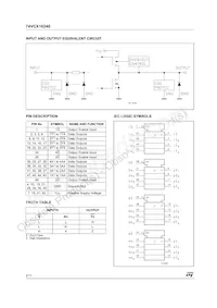 74VCX16240TTR Datasheet Page 2