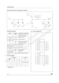 74VCX16374TTR Datasheet Page 2