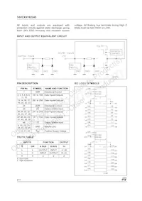 74VCXH162245TTR Datasheet Pagina 2