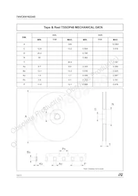 74VCXH162245TTR 데이터 시트 페이지 10