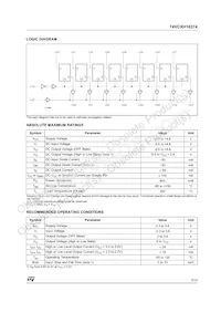 74VCXH16374TTR Datasheet Page 3