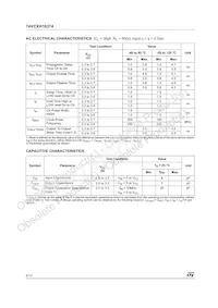 74VCXH16374TTR Datasheet Page 6