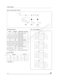 74VHC16244TTR Datasheet Page 2