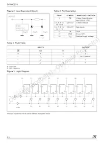 74VHC374MTR Datasheet Page 2
