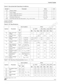 74VHCT240ATTR Datasheet Page 3