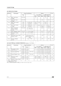 74VHCT574ATTR Datasheet Page 4