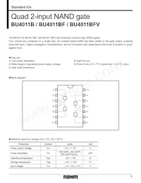 BU4011B Datenblatt Cover