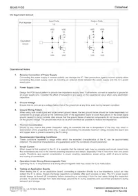 BU4S11G2-TR Datasheet Page 8