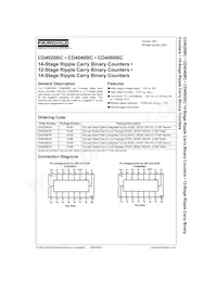 CD4020BCM Datasheet Cover