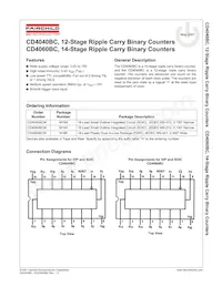 CD4060BCMX Datasheet Cover
