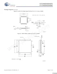 CY7C4225-15AXCT Datasheet Page 21