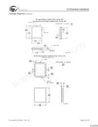 CY7C425-20VXCT Datasheet Pagina 22