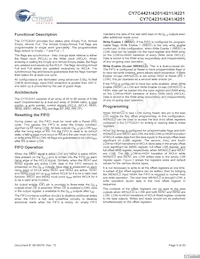 CY7C4251-15JXCT Datasheet Page 5