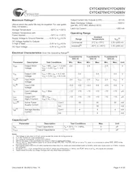 CY7C4265V-15ASC Datenblatt Seite 4