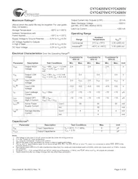 CY7C4265V-15ASC Datasheet Page 4