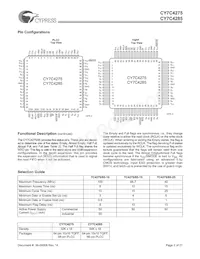 CY7C4275-15ASC Datasheet Page 2