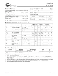 CY7C4275-15ASC Datasheet Page 4
