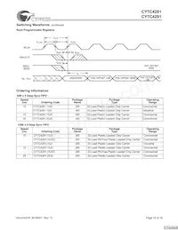 CY7C4291-10JXC Datasheet Page 14