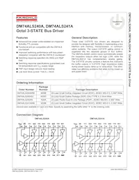 DM74ALS241AWMX Datasheet Cover