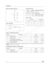 HCF4001M013TR Datasheet Page 2
