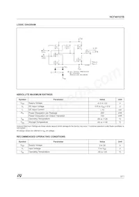 HCF40107M013TR Datasheet Page 3