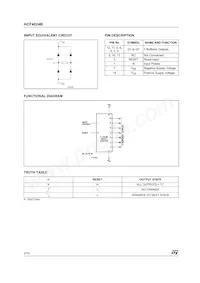 HCF4024M013TR Datasheet Page 2