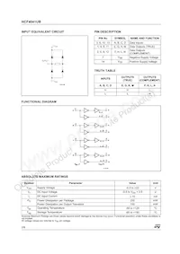 HCF4041UM013TR Datasheet Page 2