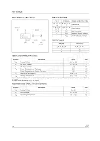 HCF4049UM013TR Datasheet Page 2